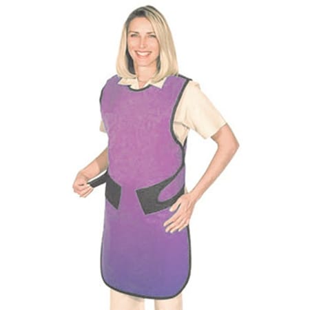 Shielding International Lead Apron, Versa-Adjustable, Small, 24x32, Mauve 103532-M